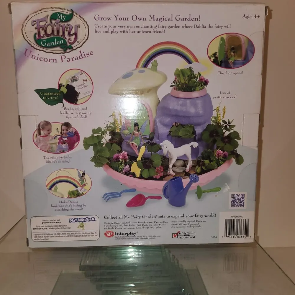 My Fairy Garden Unicorn Paradise Grow Your Own Garden NIP
